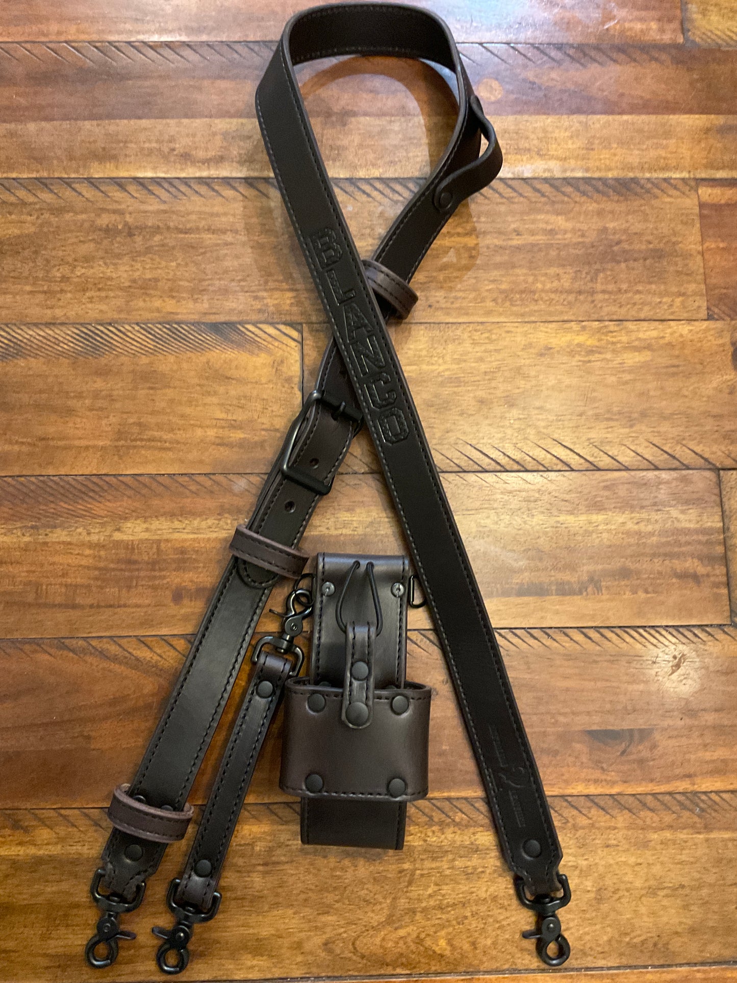 Havana Brown Bridle- radio strap complete set