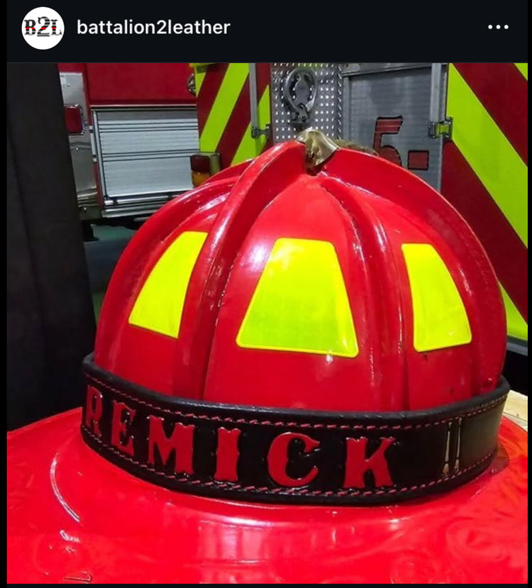 Helmet name band