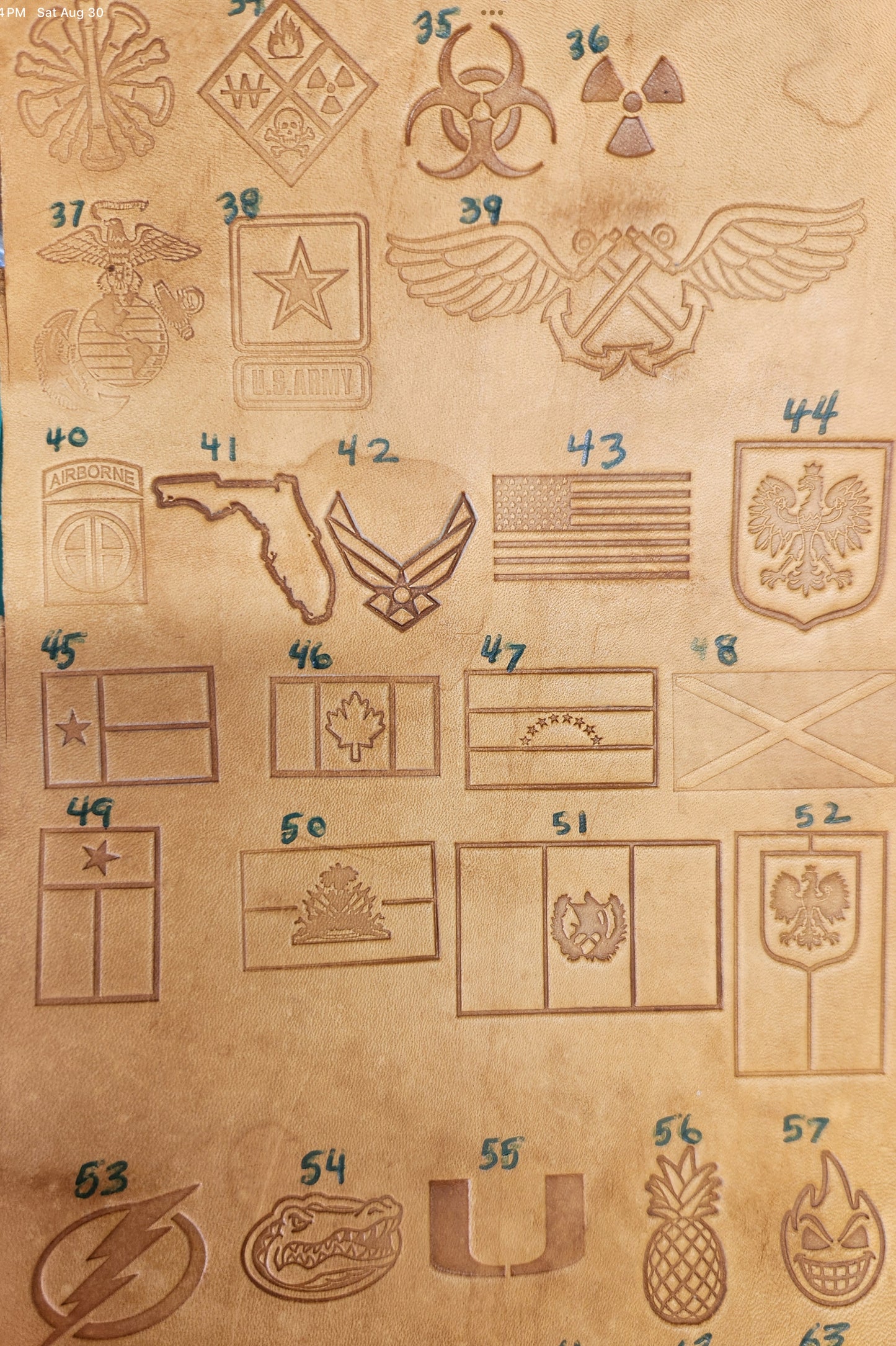 Stamp options