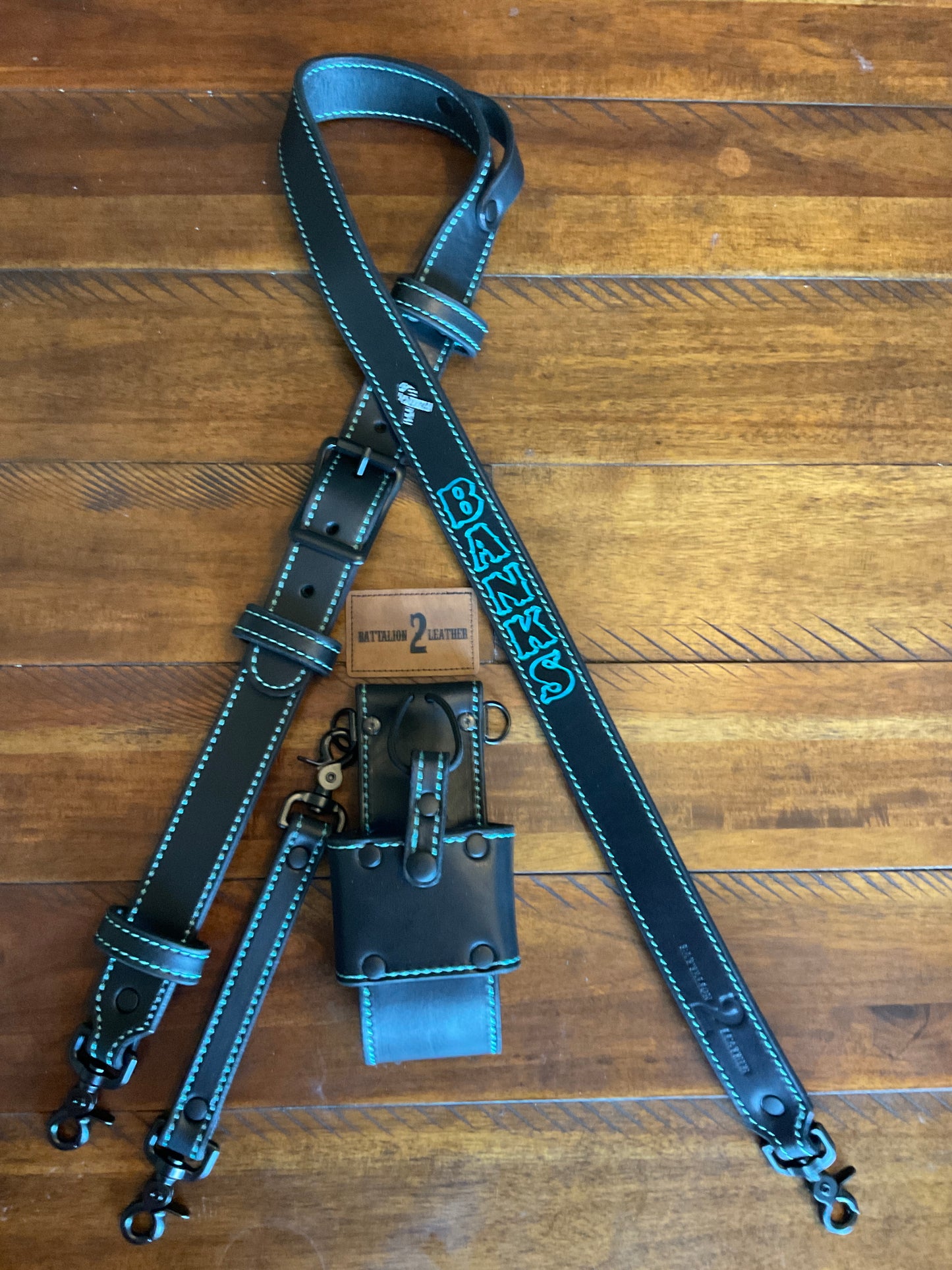 Bridle Leather Radio strap- complete