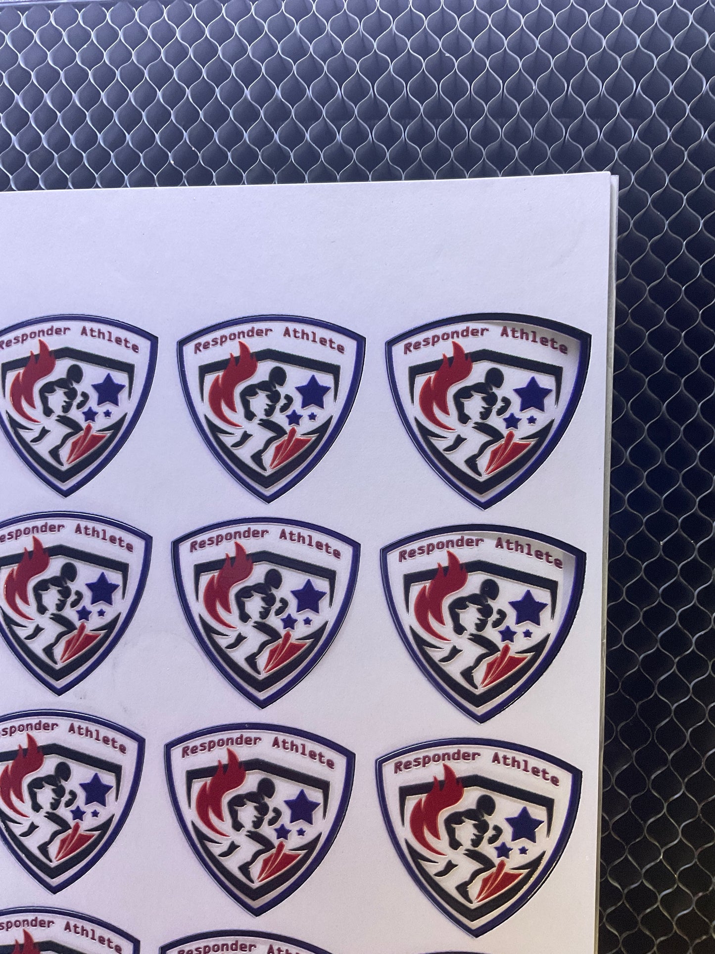 Uv printed patches