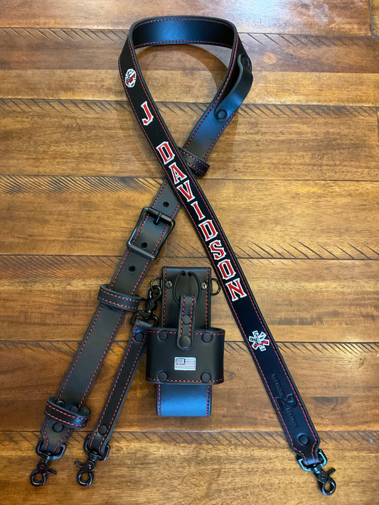 Bridle Leather Radio strap- complete