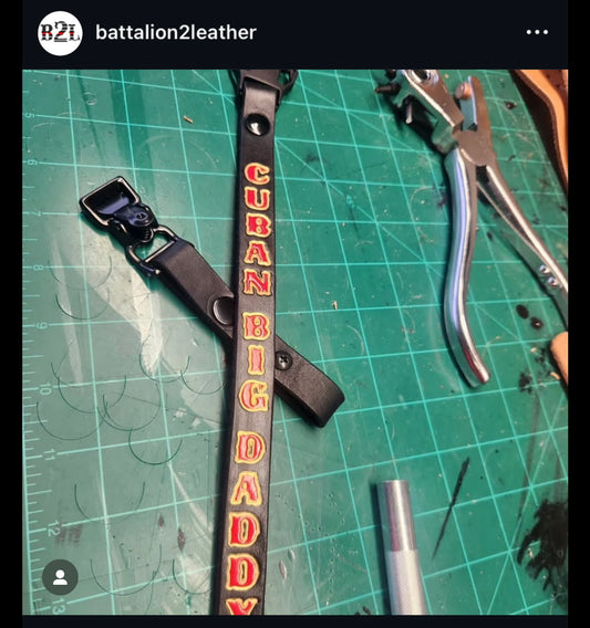 Leather Chinstrap