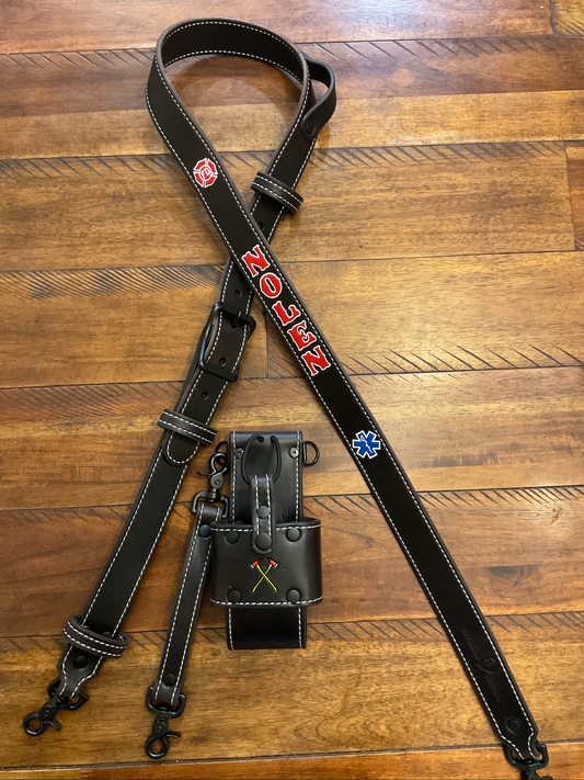 Havana Brown Bridle- radio strap complete set