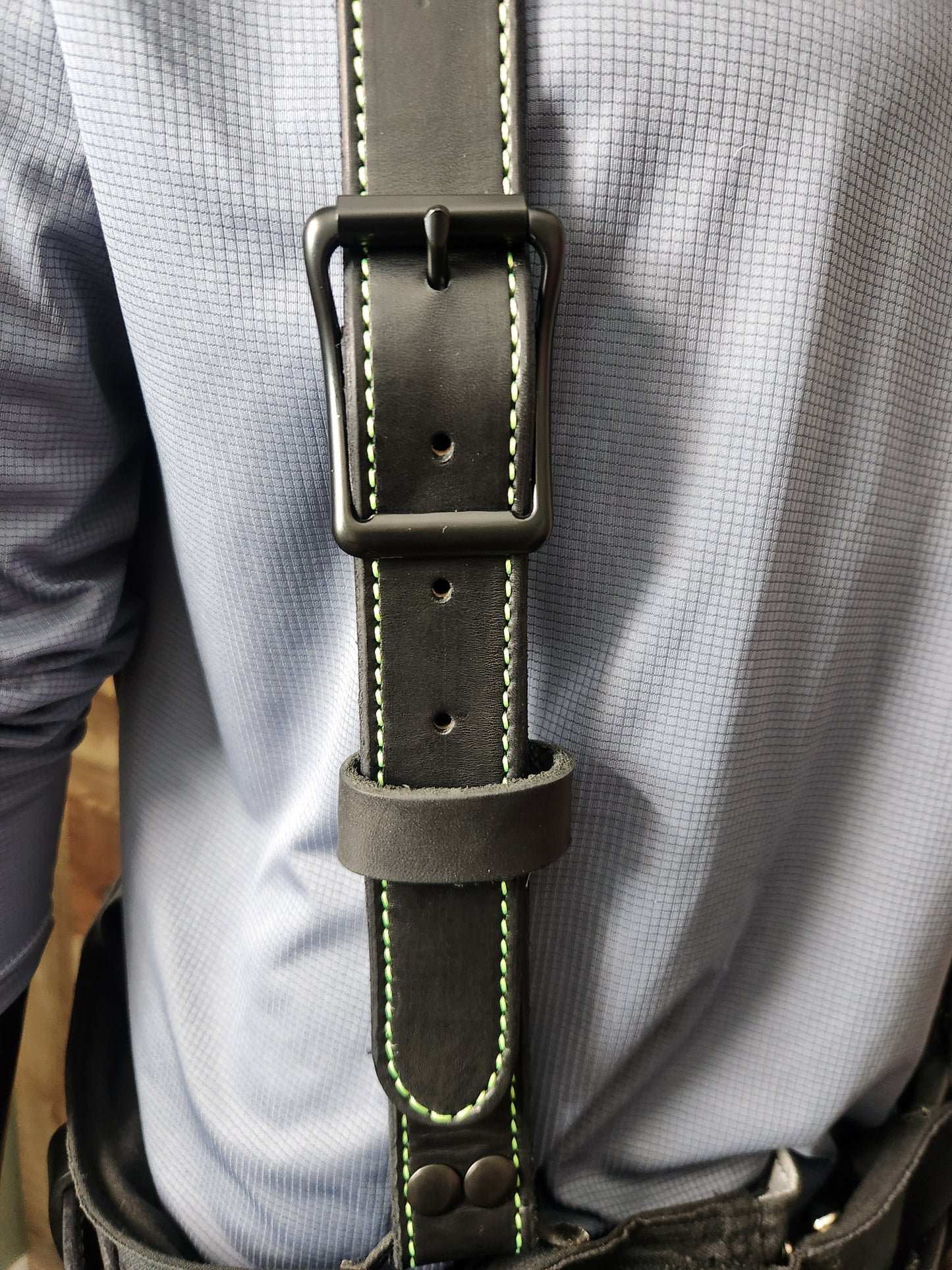 Bridle Leather Bunker Pant Suspenders