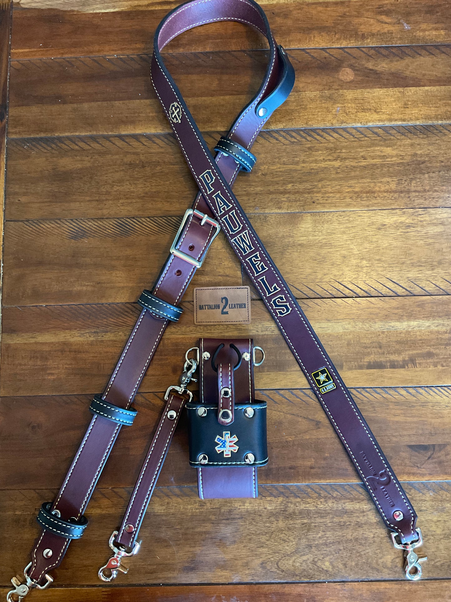 Bridle Leather Radio strap- complete